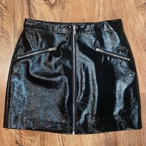 J.O.A. Faux leather Mini Skirt